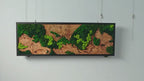 Rectangular Wood River & Moss Wall Art product video